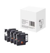 Schriftband wie Dymo S0720530 12mmx7m sw auf ws 5St