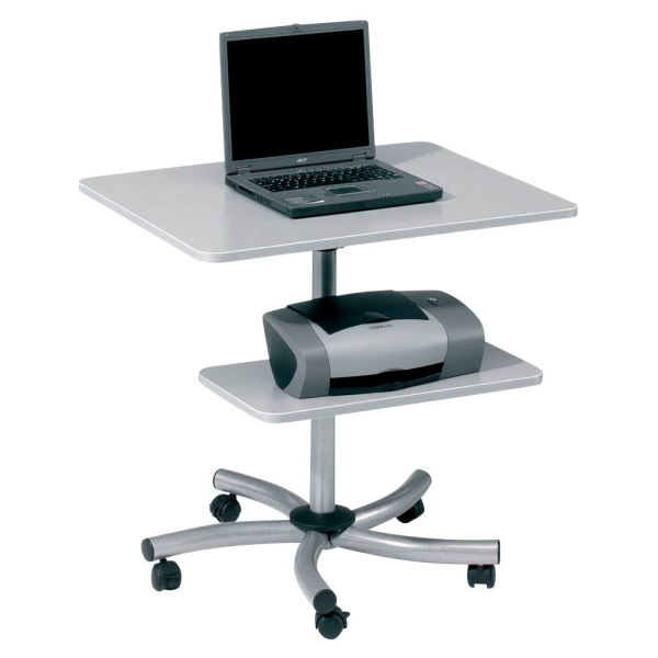 8427951305015 - Stehpult MILAGRO höhenverstellbar 112cm (H) 80x70cm (BxT) rechteckig lichtgrau   silber 8427951305015 Rocada