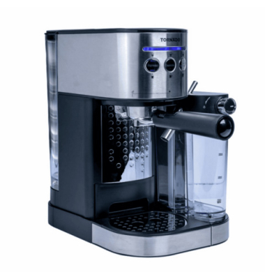 Espressomaschine TOR7458213, schwarz/edelstahl, 1470 Watt, 1 Tasse pro Brühvorgang
