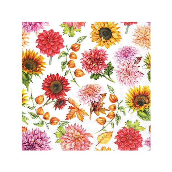 8712159203035 - Motivserviette 25x25 cm Herbstblüte 8712159203035 Ambiente 8712159203035 - Motivserviette 25x25 cm Herbstblüte 8712159203035 Ambiente