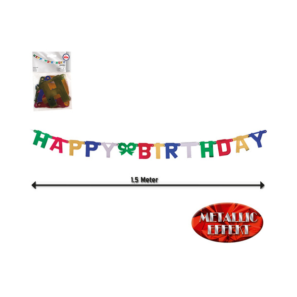 TIB Girlande Buchstaben Happy Birthday bunt 4002727140003 TIB