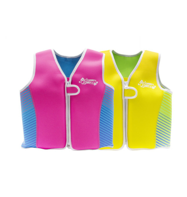 Schwimmweste Summer Games neongelb