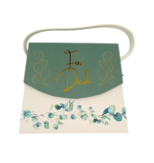 Geschenkbox Tasche Eukalyptus