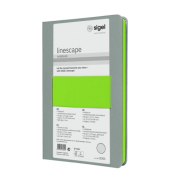 Notizbuch LS201, Linescape, grau, A5, liniert, 80g, 88 Blatt / 176 Seiten