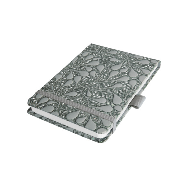 2 Stück Sigel Notizbuch JN360, Notizblock, schwarz/grau, A6+, kariert, 100g, 79 Blatt 4004360774010 Sigel