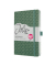 Notizbuch ca.A5 liniert natural green