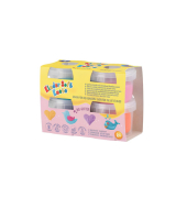 Kinderknete Soft 4DS sparkle m.Glitter