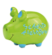 Spardose Schwein (klein) 10041996 , "Schei&szlig; Kleingeld"