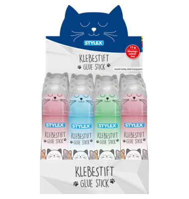 Magic-Klebestift 15g Katzendesign sort.