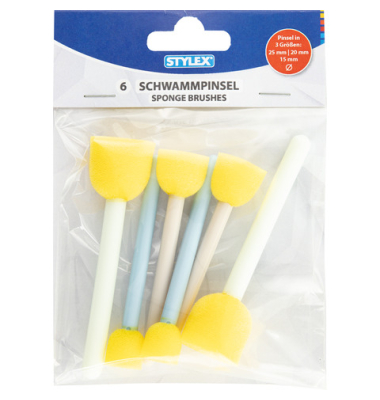 Schwammpinsel 6er Set