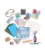 Bastelbox Set 600 Teile Blue Sky