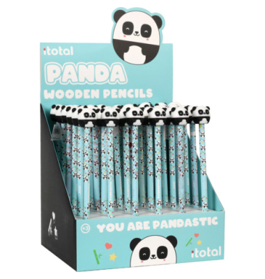 Bleistift Panda sortiert