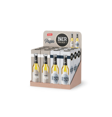 Bier für Papa sortiert