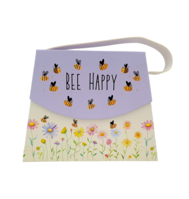Geschenkbox Tasche Bee Happy Biene
