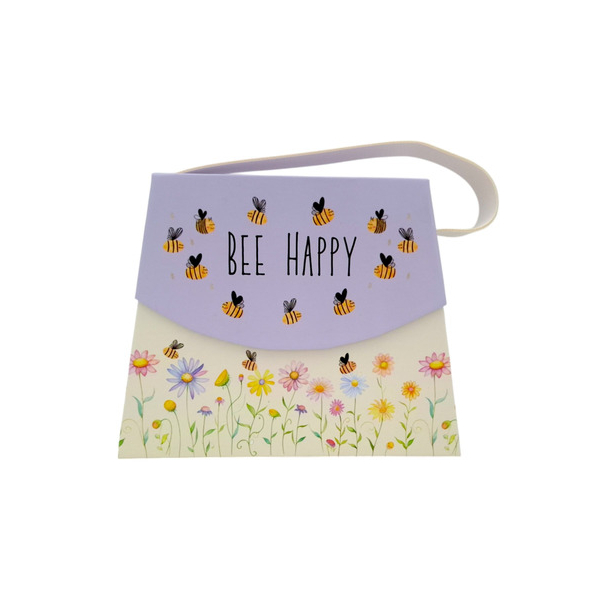 6 Stück HERGO Geschenkbox Tasche Bee Happy Biene 4250237356463 HERGO
