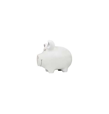 Spardose Schwein mittel weiß Spardose Schwein mittel weiß