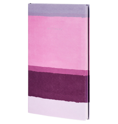Notizbuch Stripes bubblegum