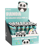 Kugelschreiber 10färbig Panda
