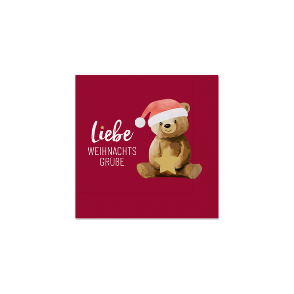 4027268352715 - WeihnZelltuchserviette Bär 4027268352715 FÜR DICH 4027268352715 - WeihnZelltuchserviette Bär 4027268352715 FÜR DICH