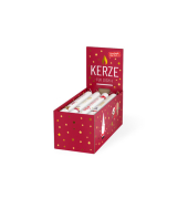 Weihn.Stabkerze Happy Christmas sortiert