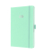 Buchkalender J6409, mintgrün, 1 Woche / 2 Seiten, 13,5x20,3cm (A5), 2026