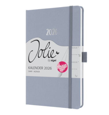 Buchkalender Feel 2026 A5 light lilac