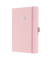 Buchkalender J6405, hellrosa, 1 Woche / 2 Seiten, 13,5x20,3cm (A5), 2026