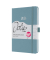 Buchkalender J6401, Jolie, blau, 1 Woche / 2 Seiten, 13,5x20,3cm (A5), 2026