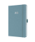 Buchkalender J6401, Jolie, blau, 1 Woche / 2 Seiten, 13,5x20,3cm (A5), 2026