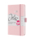 Buchkalender J6404, hellrosa, 1 Woche / 2 Seiten, 9,5x15cm (A6), 2026