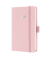 Buchkalender J6404, hellrosa, 1 Woche / 2 Seiten, 9,5x15cm (A6), 2026