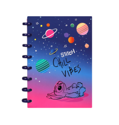 Notizbuch 91538PTR, Disney Stitch, bunt, A5, kariert, 80g, 50 Blatt / 100 Seiten