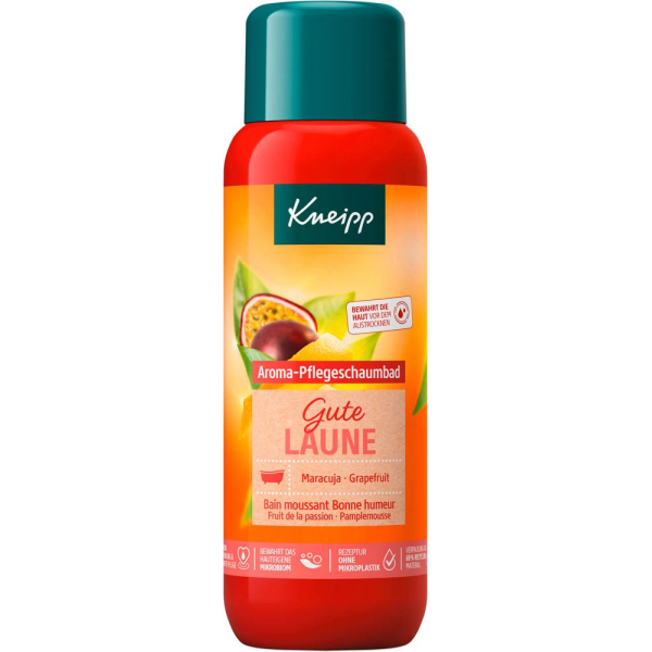 4008233103990 - Kneipp® Gute Laune Aroma-Pflegeschaumbad Sanfte Schaumbad-Pflege mit lang anhaltendem Schaum 400 ml - Flasche 4008233103990 - Kneipp® Gute Laune Aroma-Pflegeschaumbad Sanfte Schaumbad-Pflege mit lang anhaltendem Schaum 400 ml - Flasche