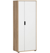 Aktenschrank Emmik Emmik, 702041 weiß, eiche 3 Fachböden 62,1 x 41,0 x 163,6 cm