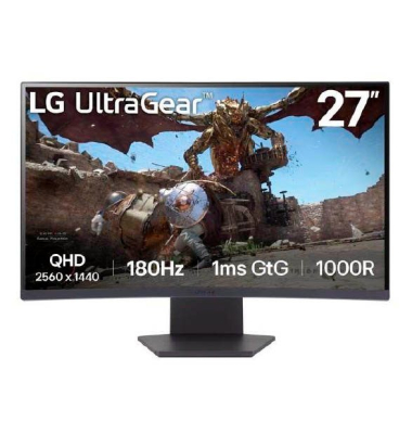 Monitor 27GS60QX-B 27GS60QX-B, 27 Zoll, QHD (2560x1440 Pixel), 1 ms, schwarz