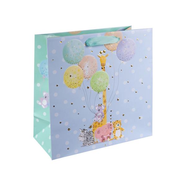 6 Stück TURNOWSKY Geschenktasche 46 503, Ballon Party, 270mm x 270mm 4009835465035 TURNOWSKY