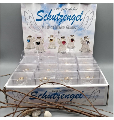 Schutzengel Glas sortiert