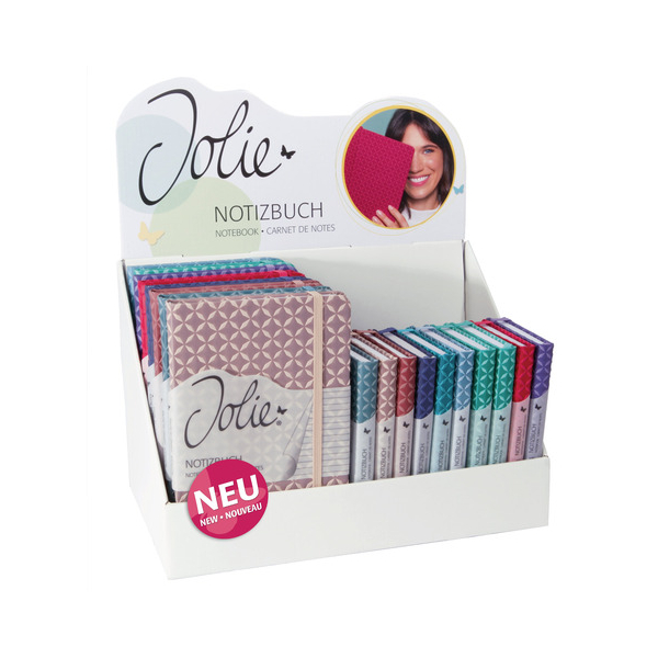 Sigel Notizbuch SF547, Conceptum Jolie Flair, farbig sortiert, A5+A6, liniert, 80g, 87 Blatt / 174 Seiten 4004360773501 Sigel 18 Stück