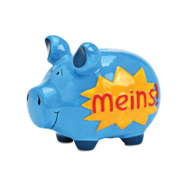 2 Stück KCG Spardose Schwein (mittel) 101008 , Meins! 4007698631031 KCG