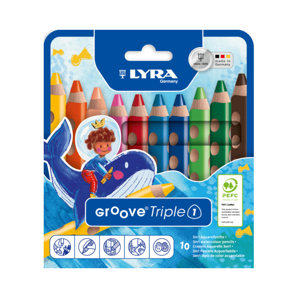 4084900019528 - Farbstiftetui 10ST Groove sortiert 4084900019528 10 Stück