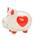 Spardose Schwein (klein) 10042108 , "Herz"