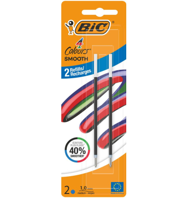 4 Colours Smooth Kugelschreibermine M blau