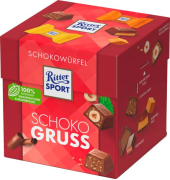 Schokowürfel Schokogruß Schokolade 22 Pralinen