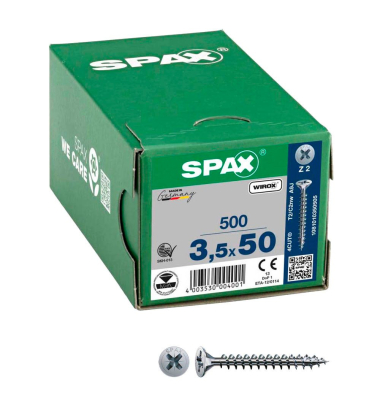 Universalschrauben Z2 Senkkopf WIROX 1081010350505 3,5 mm x 50 mm