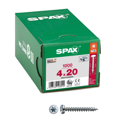 Universalschrauben T20 Halbrundkopf WIROX 0201010400205 4 mm x 20 mm