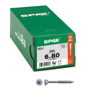 Universalschrauben T30 Senkkopf WIROX 0191010600805 6 mm x 80 mm