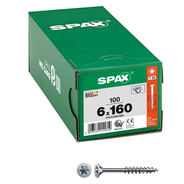 4003530155819 - R 88091 Senkkopf T-STAR TG 191010601605 Senkschrauben 6 mm 160 mm T-Profil Stahl galvanisch verzinkt 100 St 4003530155819 - R 88091 Senkkopf T-STAR TG 191010601605 Senkschrauben 6 mm 160 mm T-Profil Stahl galvanisch verzinkt 100 St