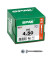 Universalschrauben T20 Senkkopf WIROX 0191010400503 4 mm x 50 mm