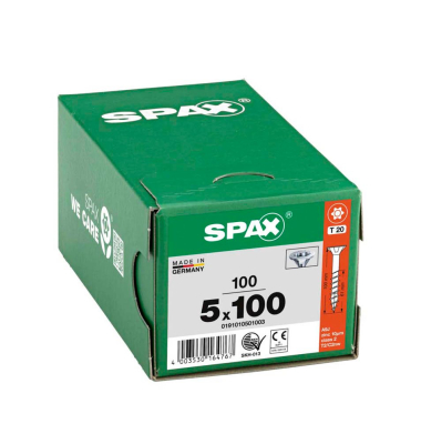 Universalschrauben T20 Senkkopf WIROX 0191010501003 5 mm x 100 mm