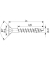 Universalschrauben T20 Senkkopf BLANK A2 1197000400603 4 mm x 60 mm